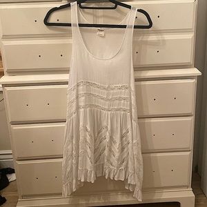 Free People Intimately White Laced Slip XS